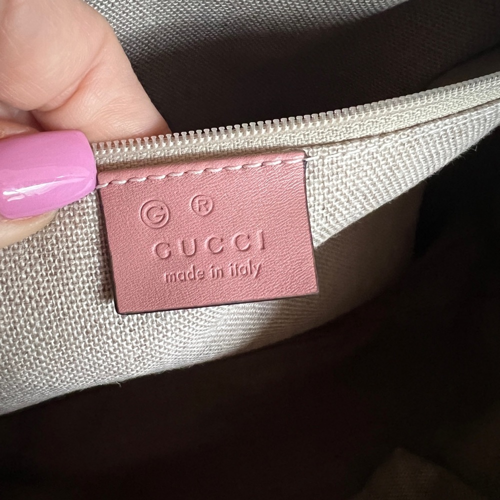 Gucci - AUTHENTIC Large Bree GG Signature Hobo - Leather - Picture 12 of 14